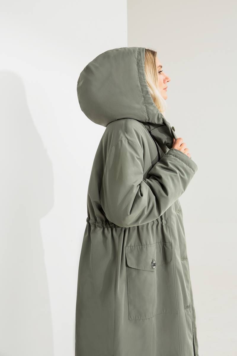 Женское пальто SODA 531 зеленый