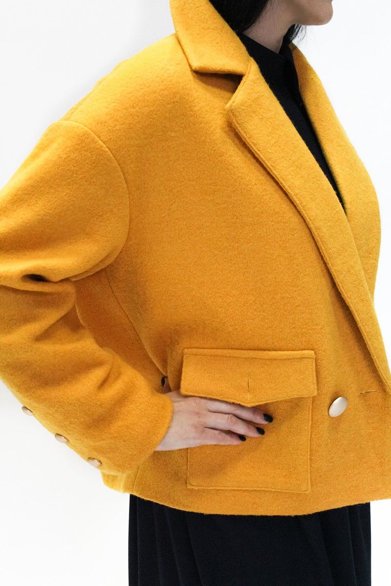 Женское пальто VG Collection 342 желтый