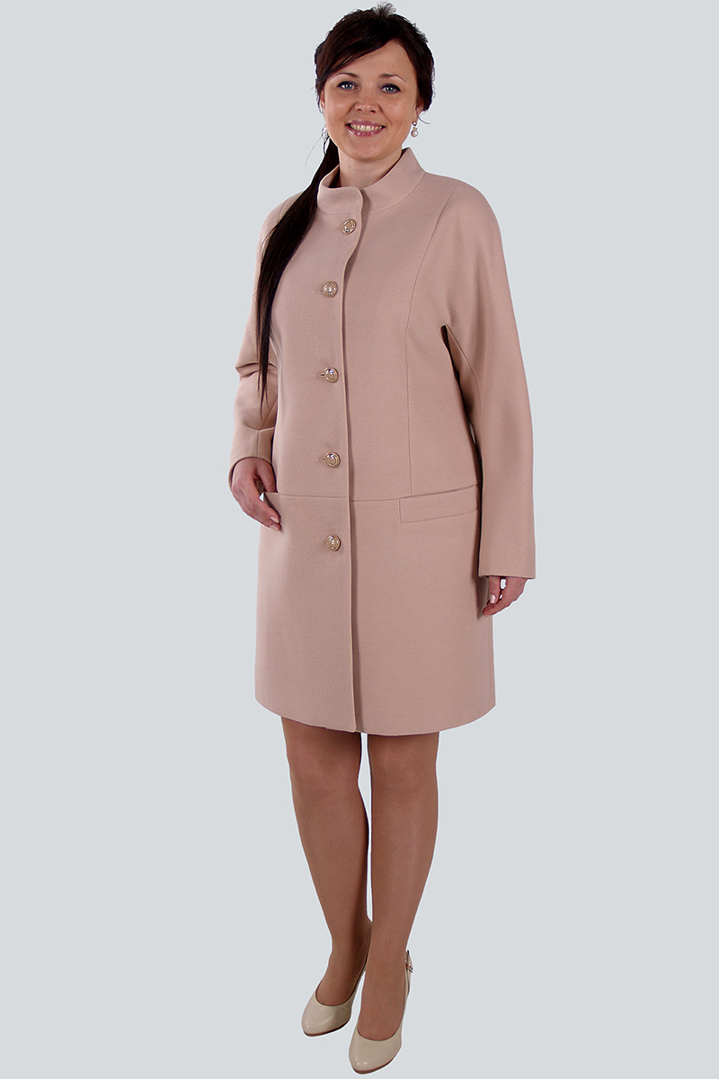 Женское пальто Zlata 4175 кремовый