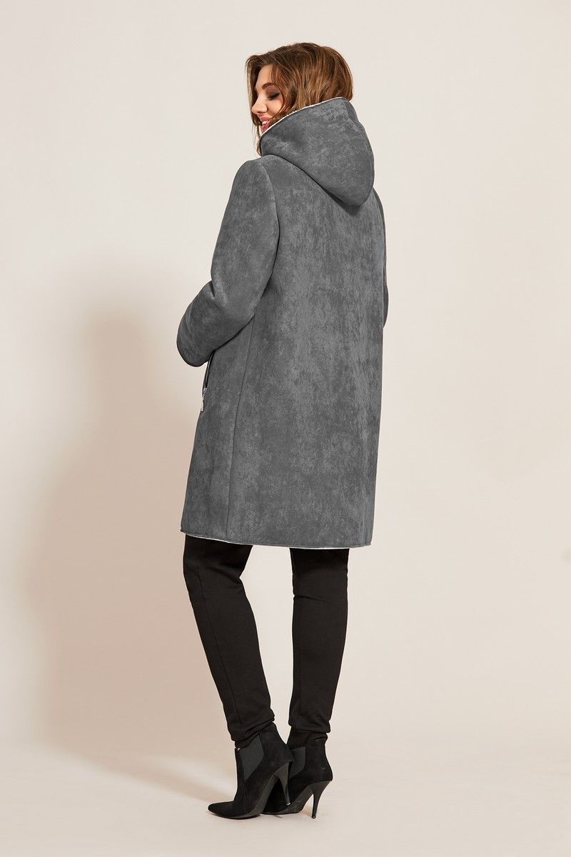 Женская куртка Магия Стиля М-2509 серый