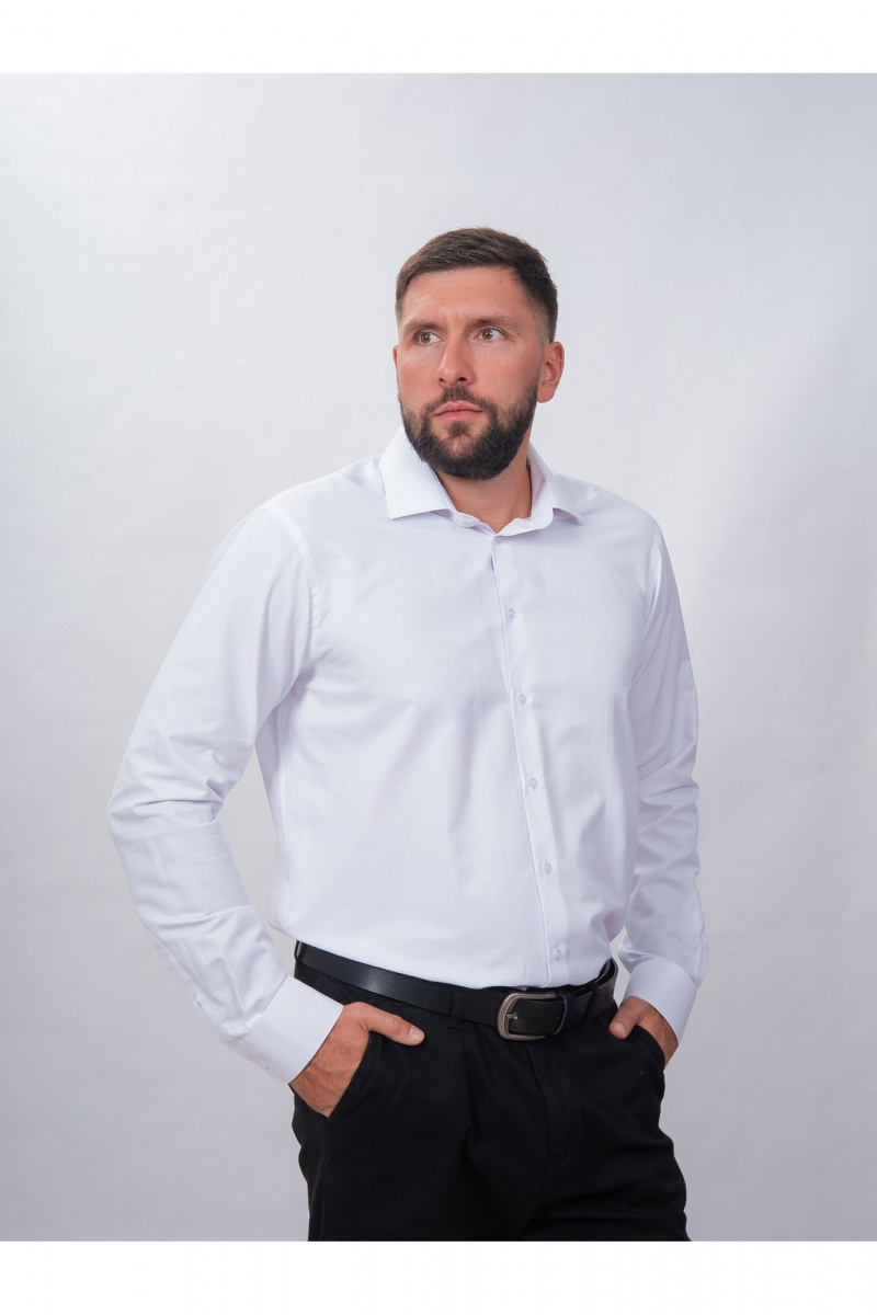 Рубашки с длинным рукавом Nadex 01-088812/103-24 белый