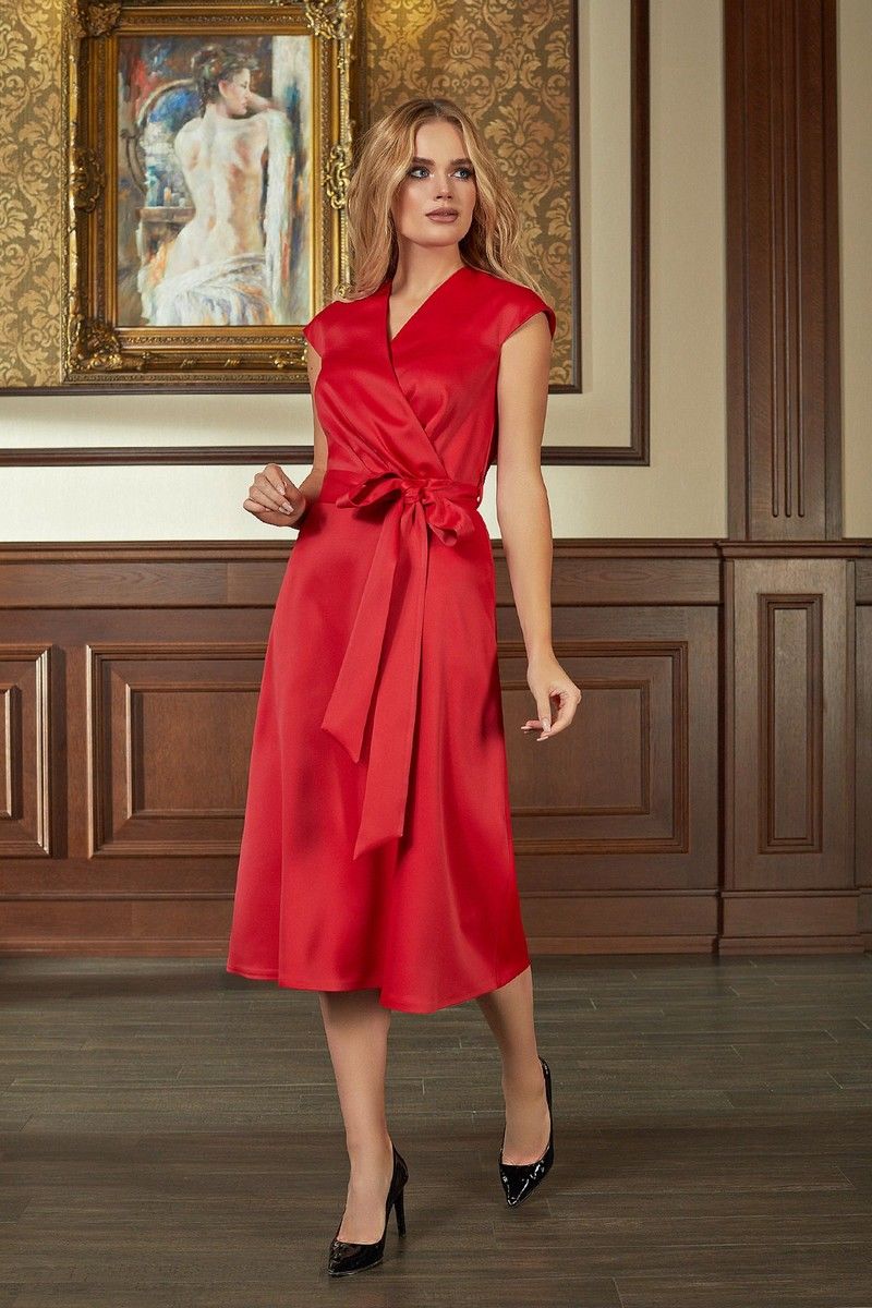 Платье Bazalini 3692 красный