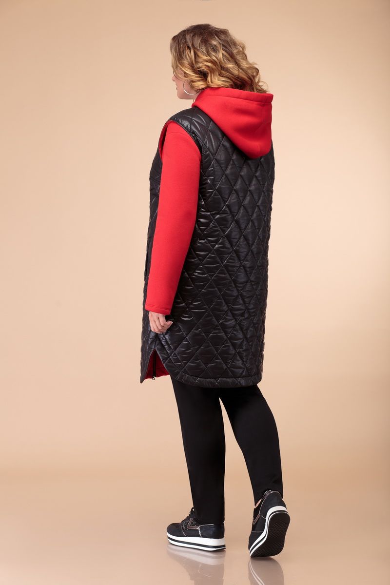 Брючный комплект Svetlana-Style 1490 черный+красный