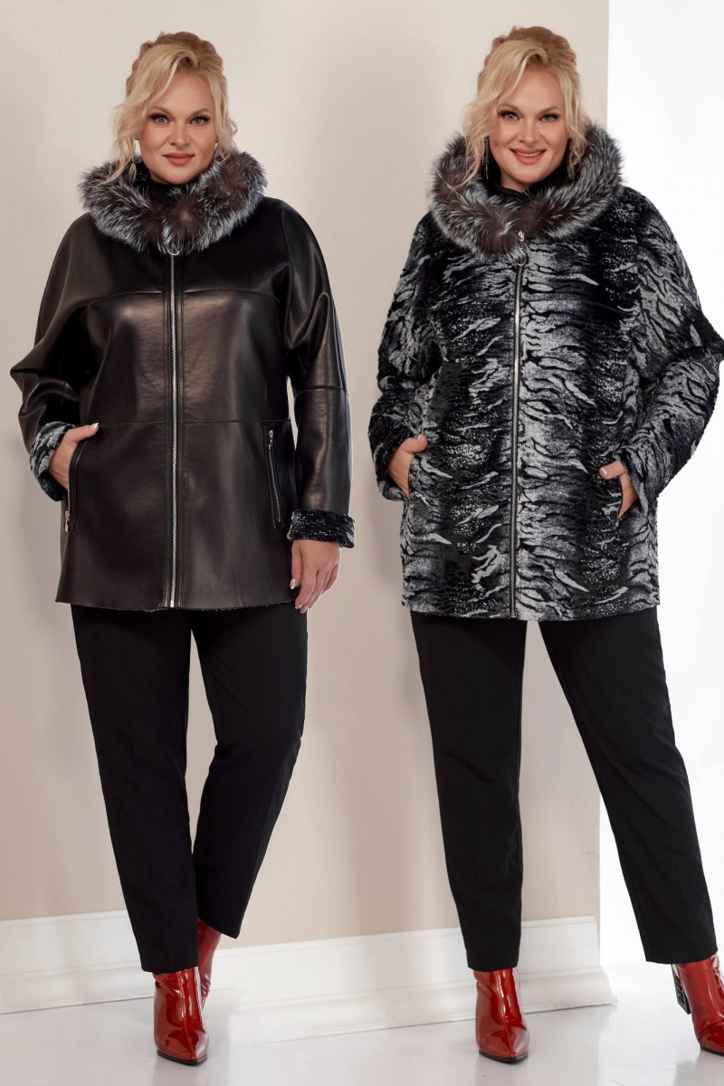 Шубы и дублёнки Shetti 2158 черный