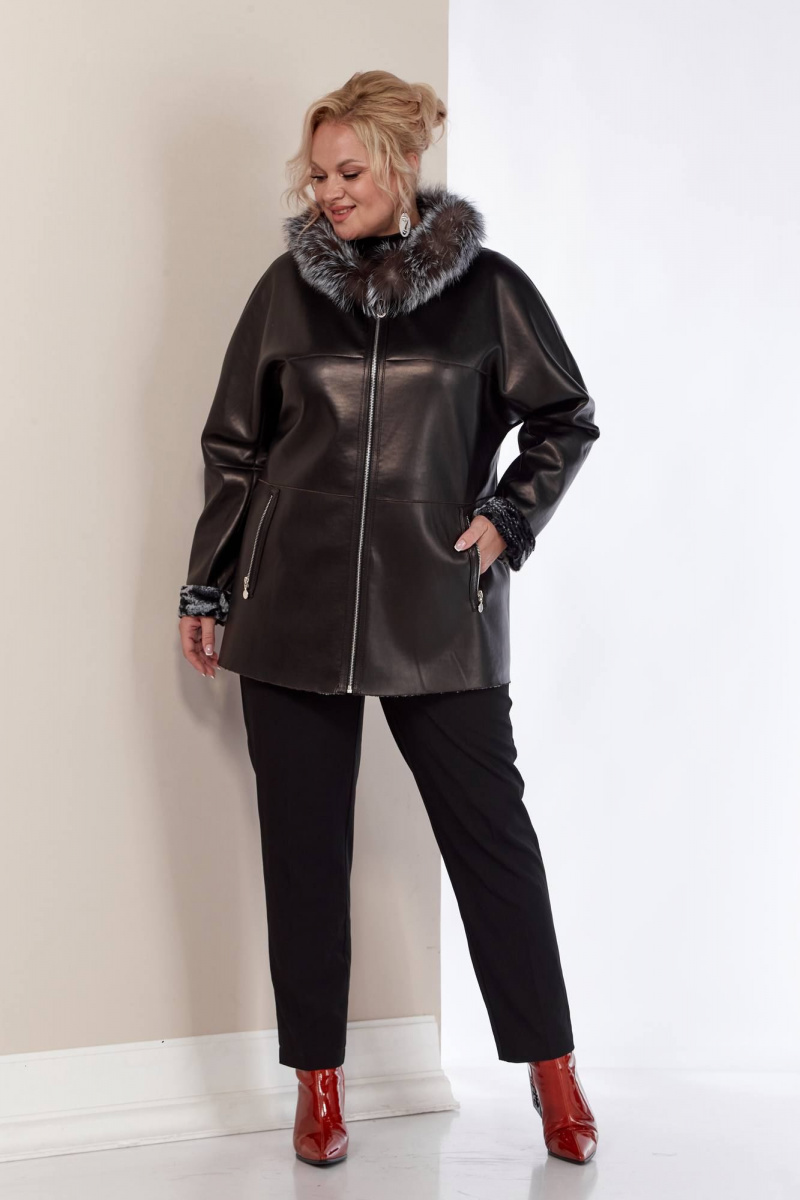 Шубы и дублёнки Shetti 2158 черный