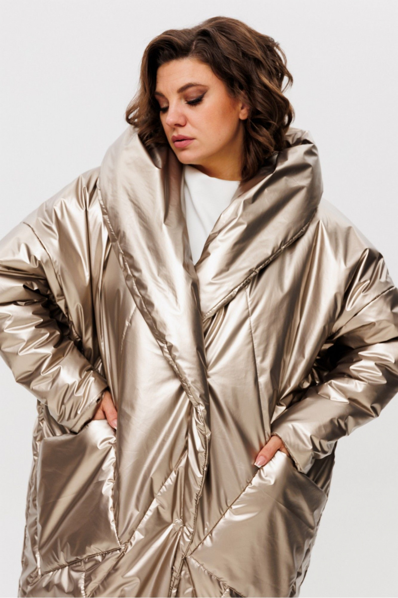 Женское пальто Rumoda 2235 золотой