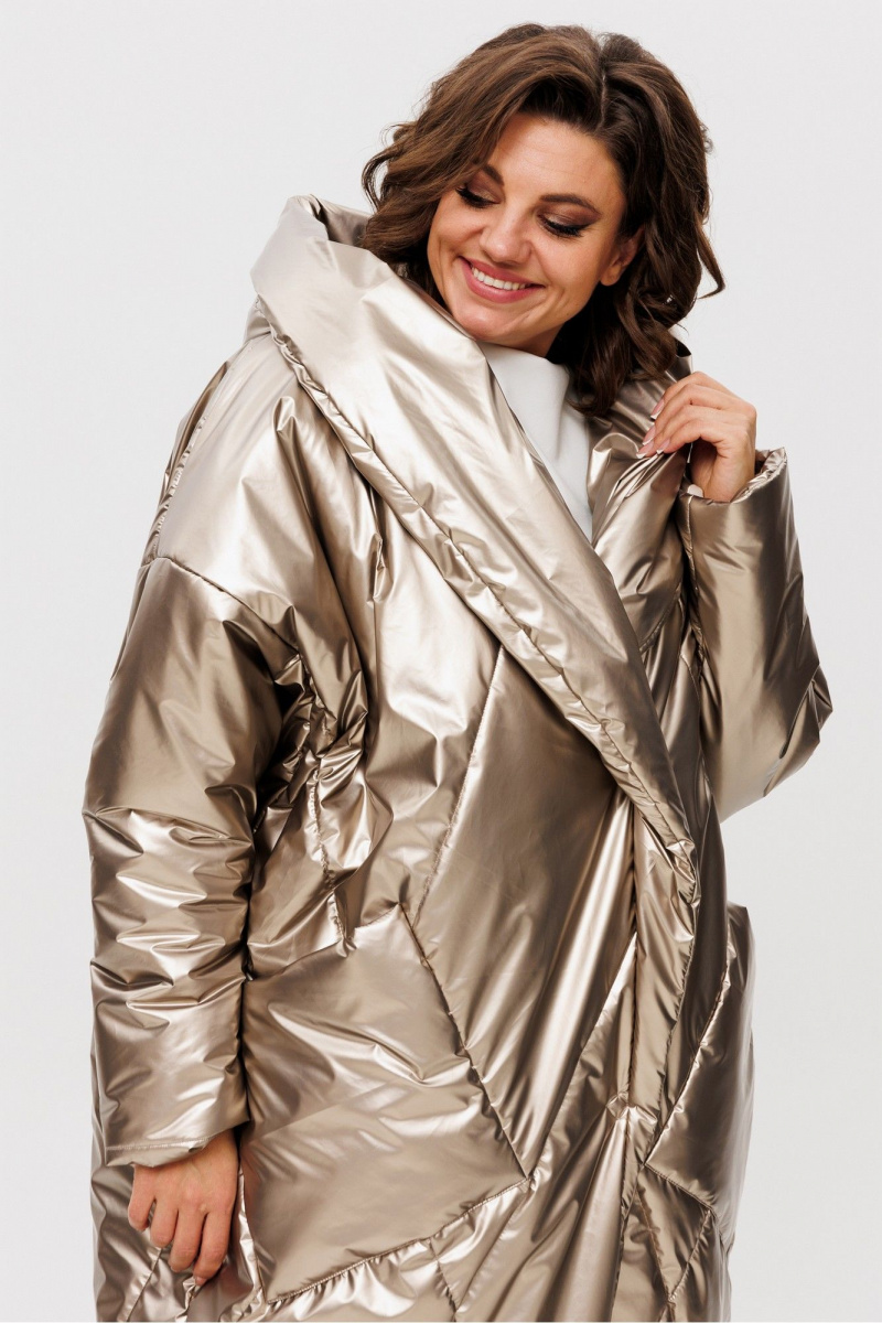 Женское пальто Rumoda 2235 золотой
