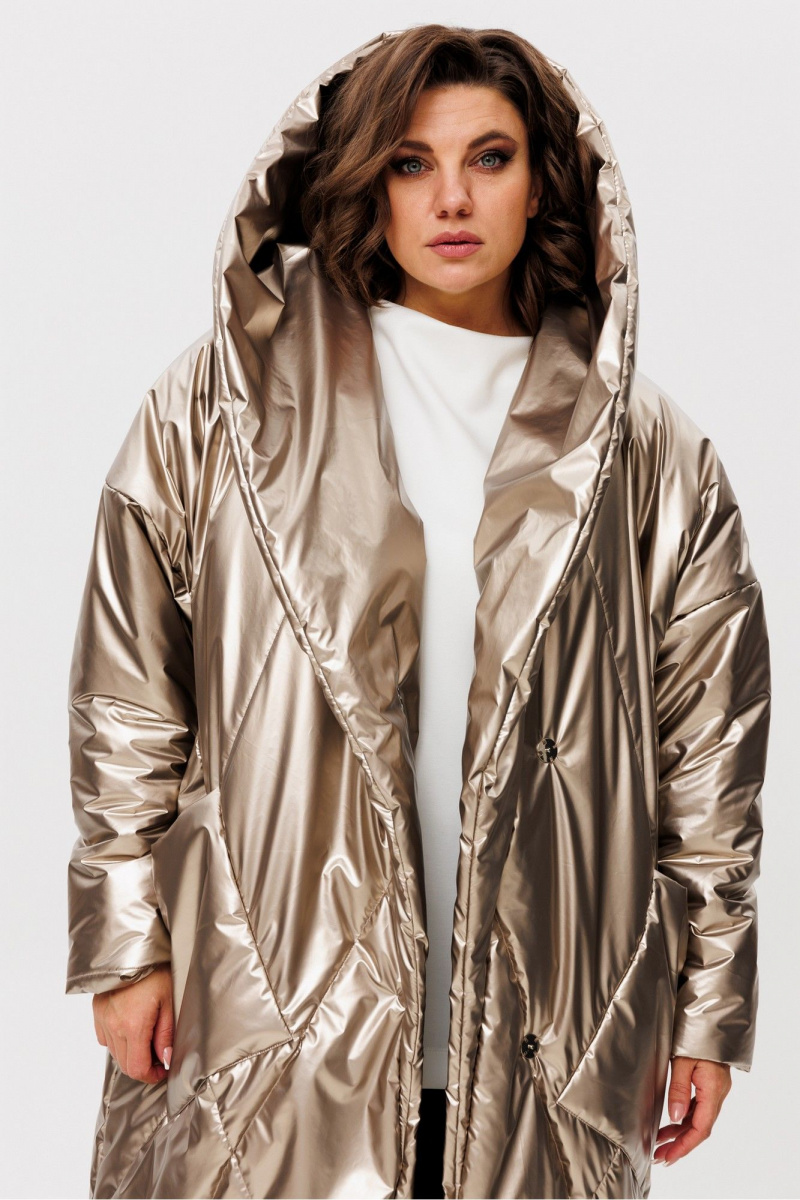 Женское пальто Rumoda 2235 золотой