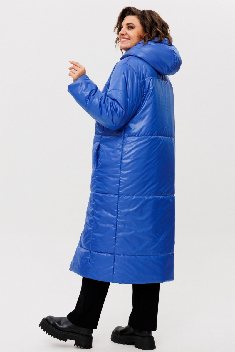 Женское пальто Rumoda 2236 синий-черный