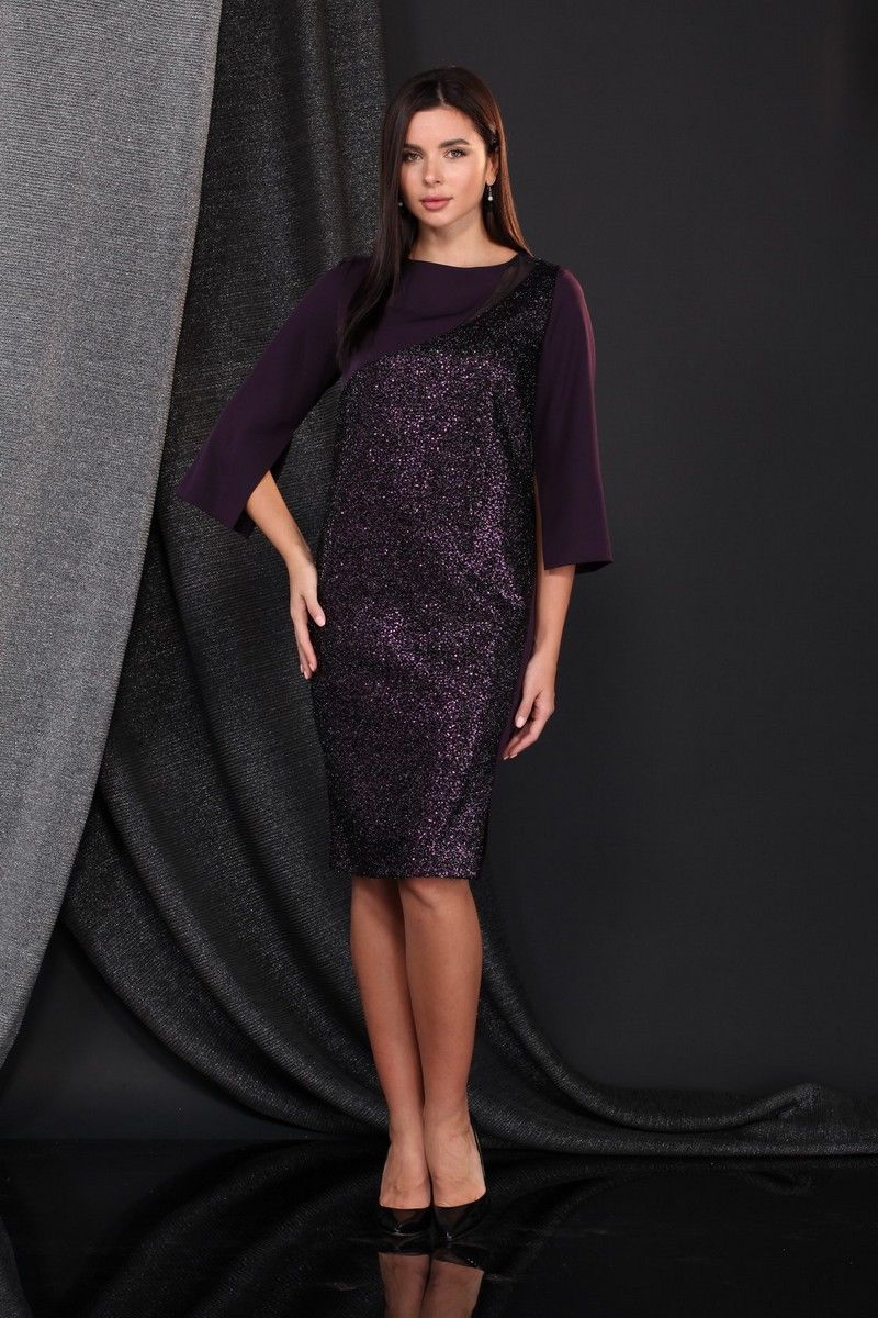Платье Faufilure С1023 фиолет