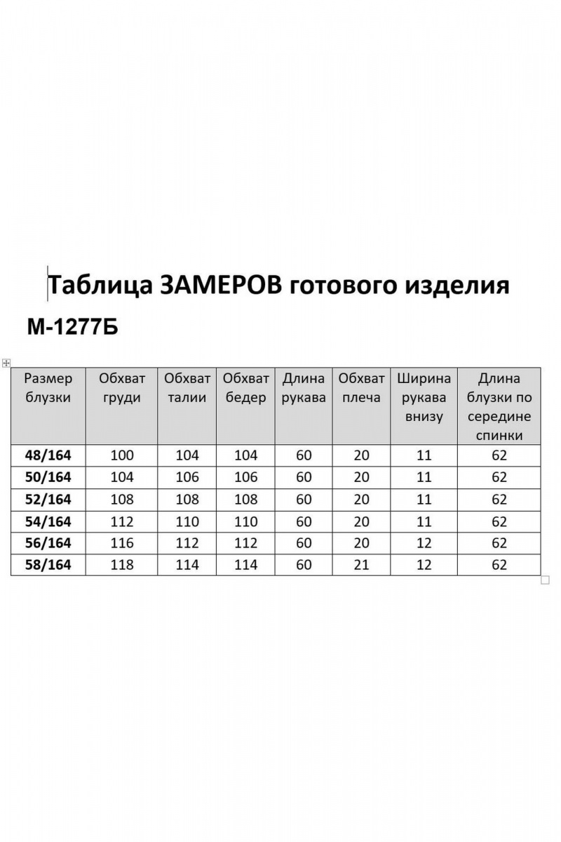 Блузы Karina deLux M-1277Б