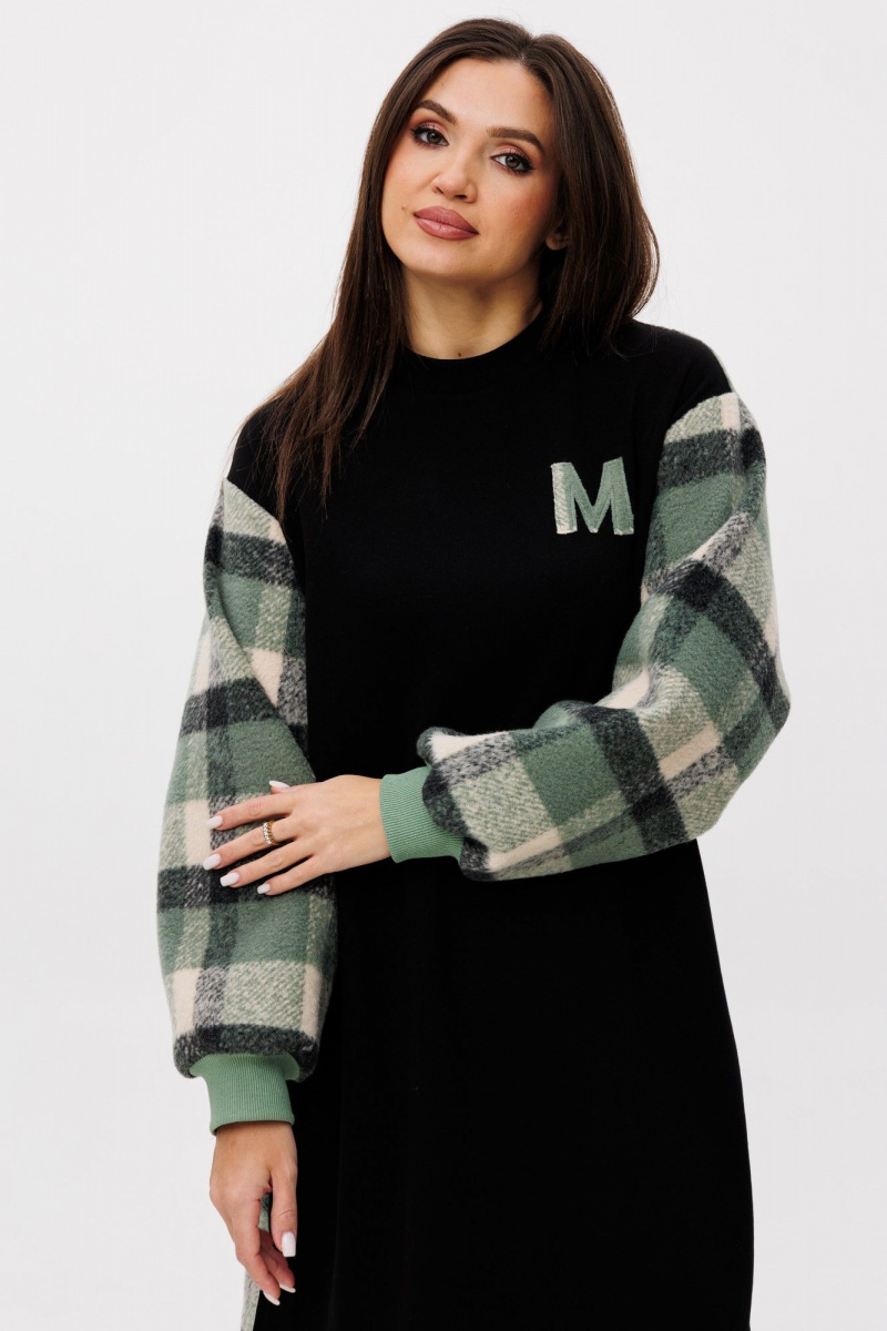 Платья Michel chic 2159 зеленый-клетка