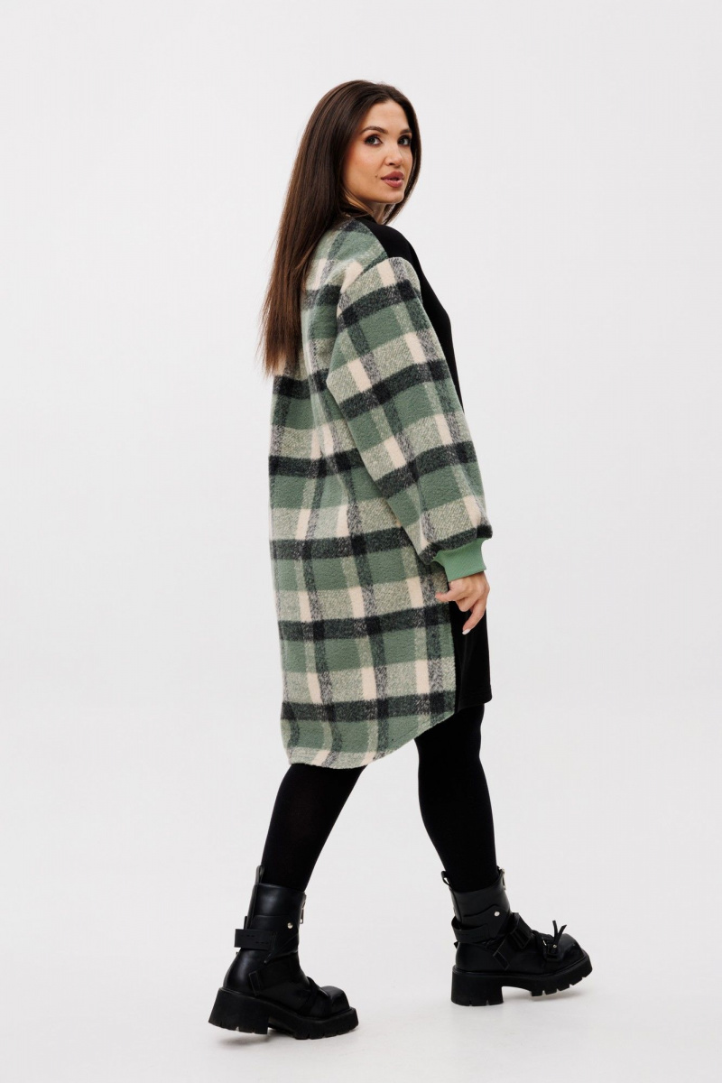 Платья Michel chic 2159 зеленый-клетка