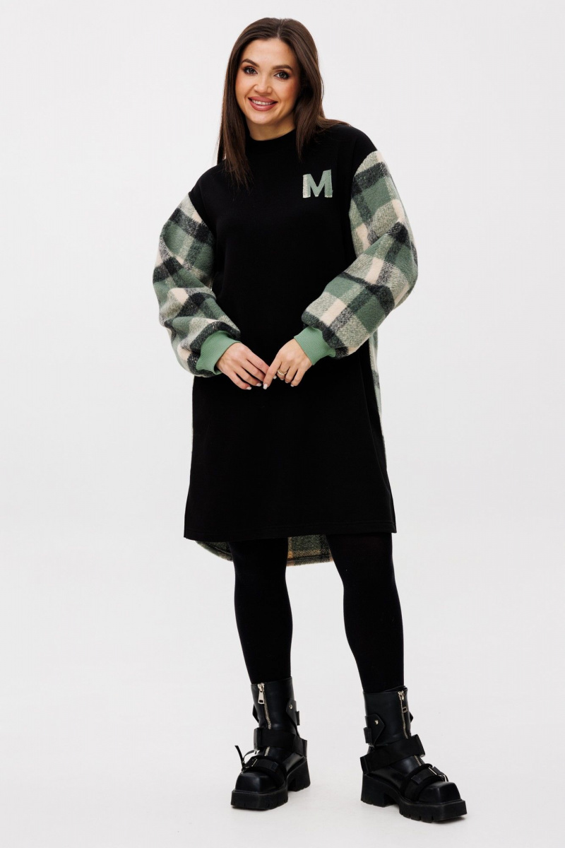 Платья Michel chic 2159 зеленый-клетка