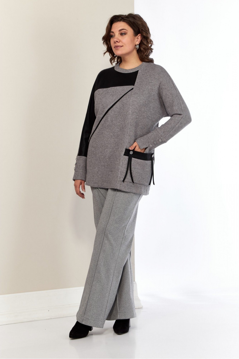 Джемперы AVA fashion М-079.01 серый