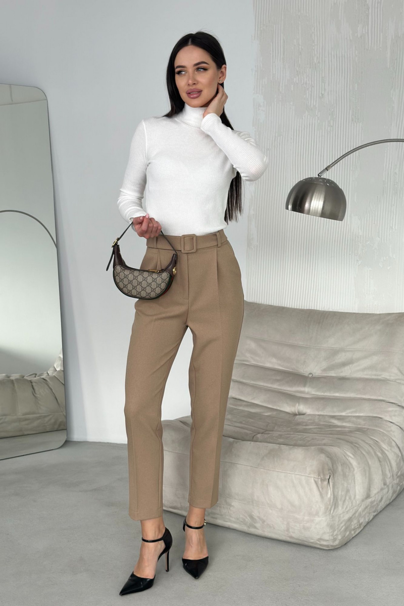 Брюки THE.WOMAN 0016 бежевый