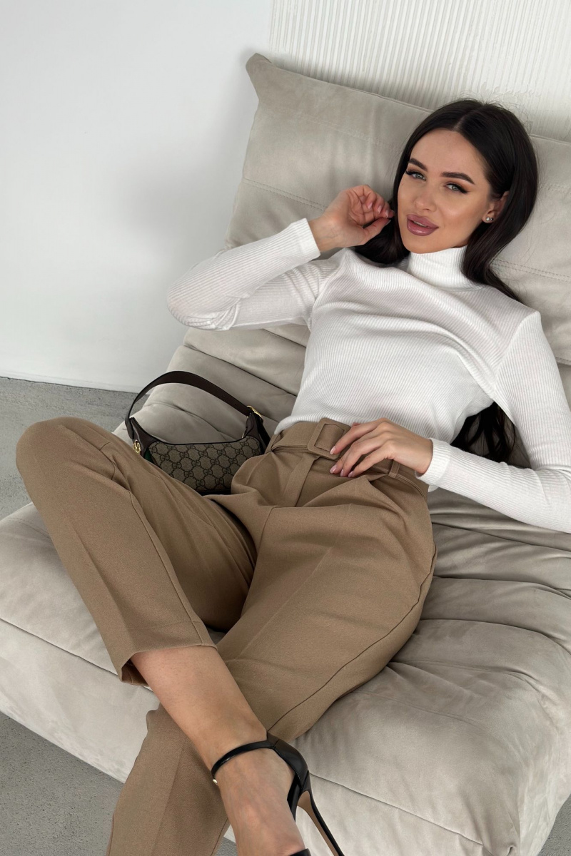 Брюки THE.WOMAN 0016 бежевый