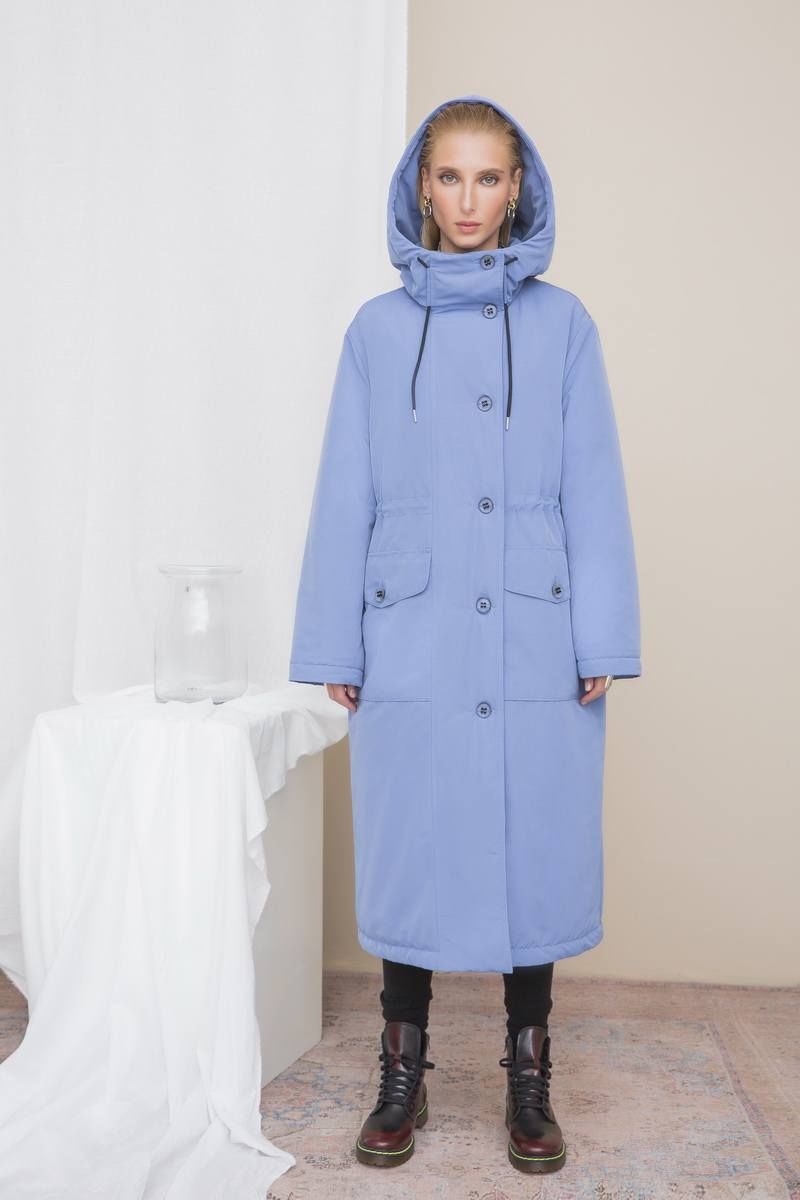 Женское пальто SODA 531 голубой