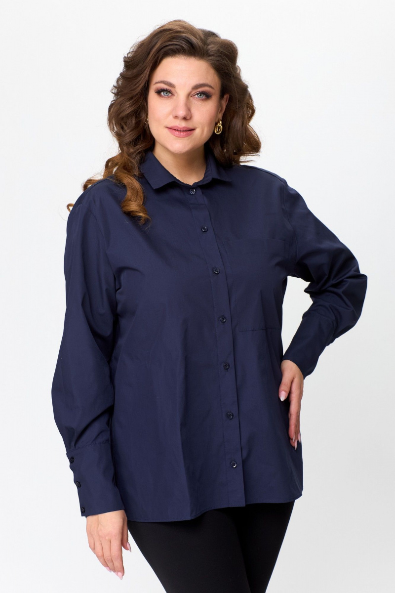 Рубашки Avenue Fashion 0301-8 синий