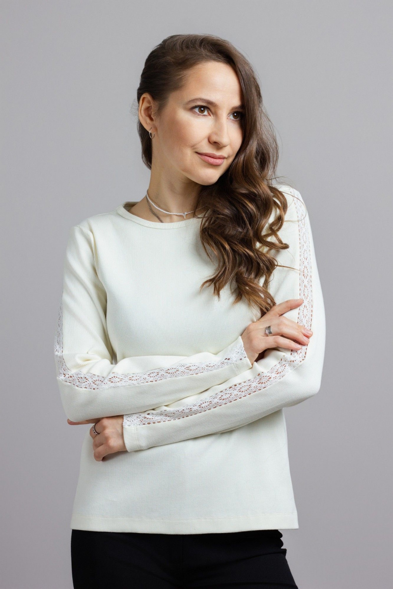 Джемперы Mirolia 1223 кремовый