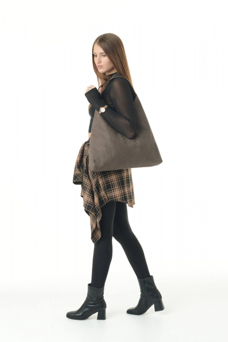 Женская сумка MT.Style BAG/\ brown-velour