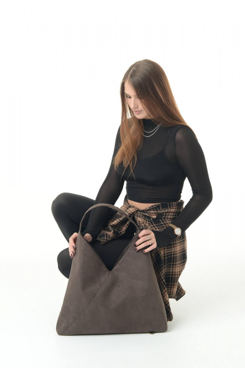 Женская сумка MT.Style BAG/\ brown-velour