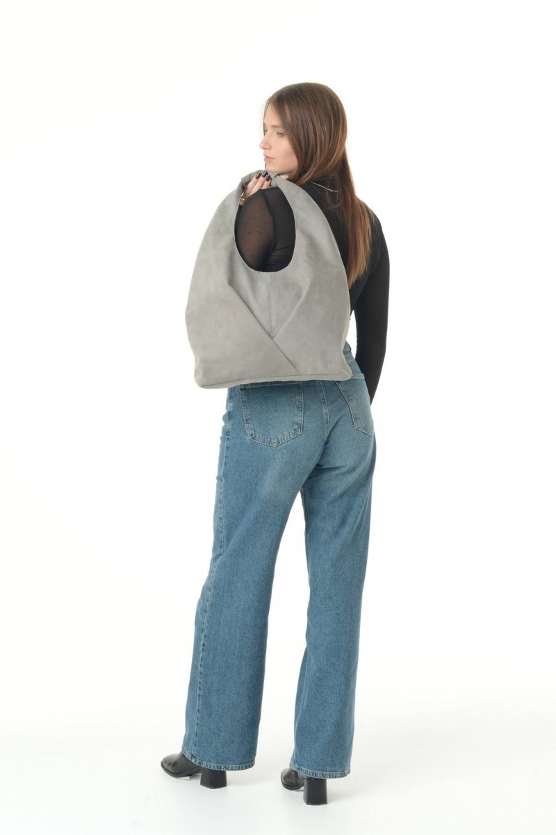 Женская сумка MT.Style Gabbi/\ grey-velour
