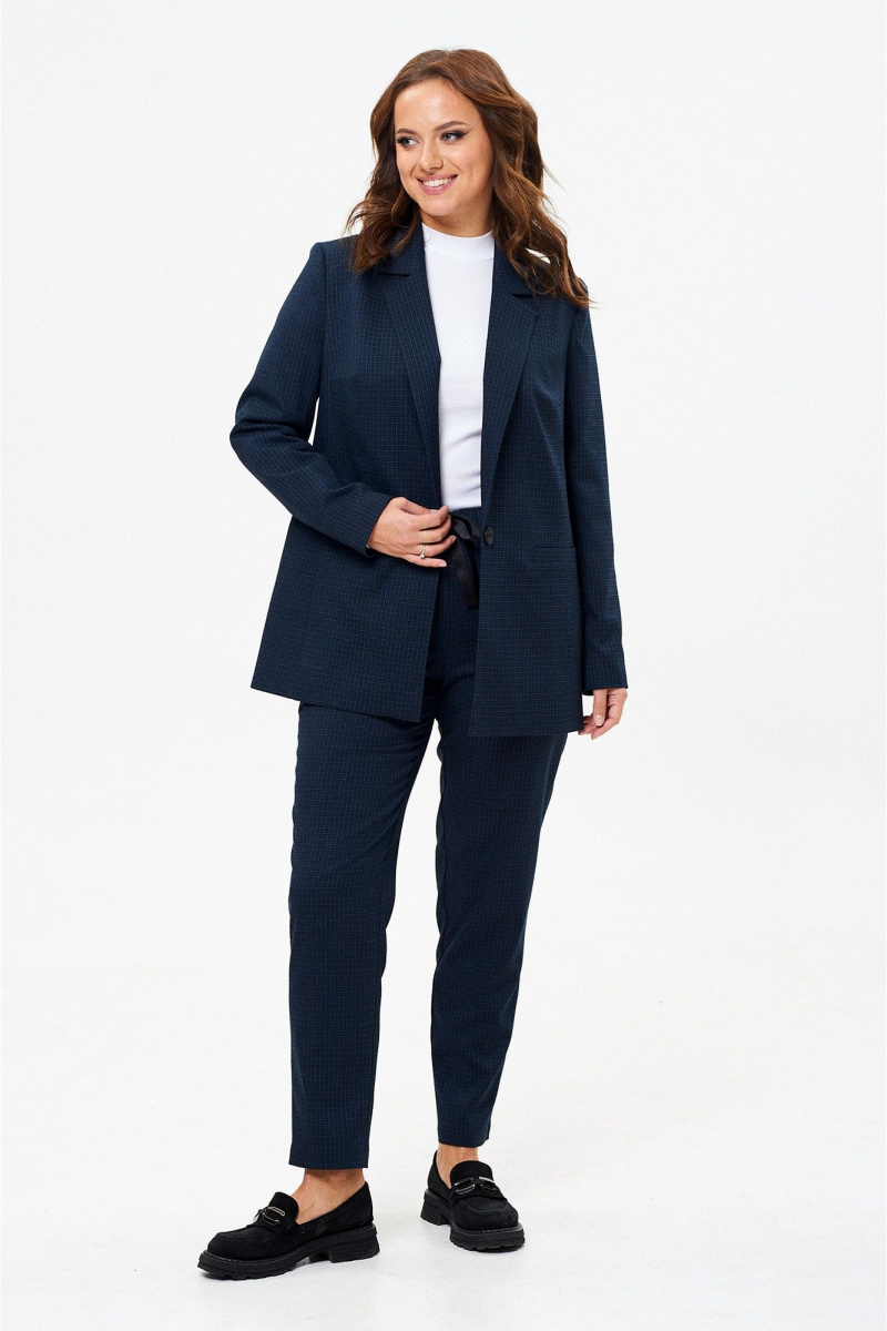 Брючный костюм Liona Style 880 синий