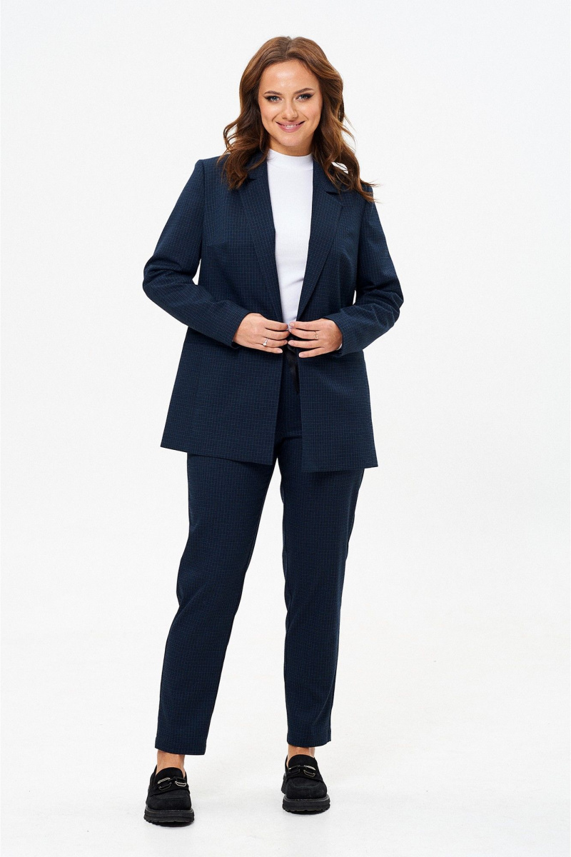 Брючный костюм Liona Style 880 синий