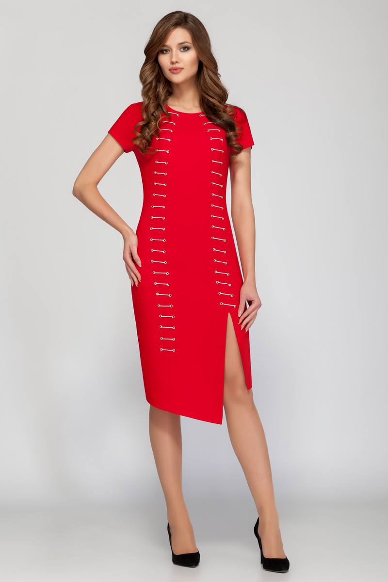 Платье Beautiful&Free 1316 красный