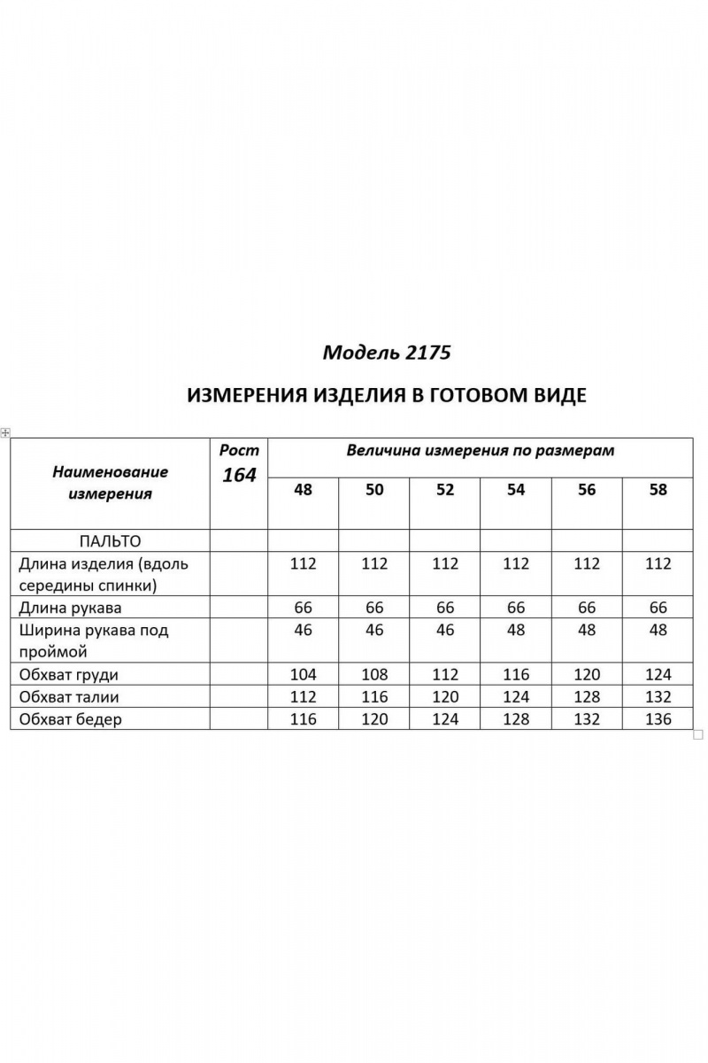 Женское пальто Shetti 2175 черный