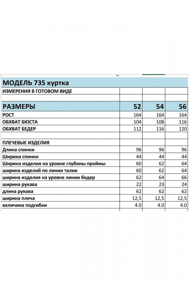 Женская куртка БагираАнТа 735 синий