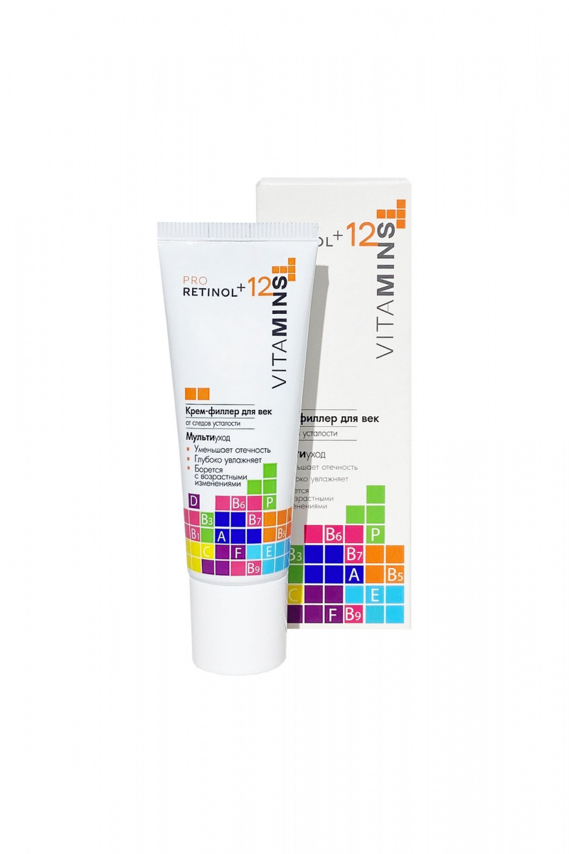 Средства для кожи вокруг глаз Modum Pro Retinol + 12 Vitamins Крем-филлер для век