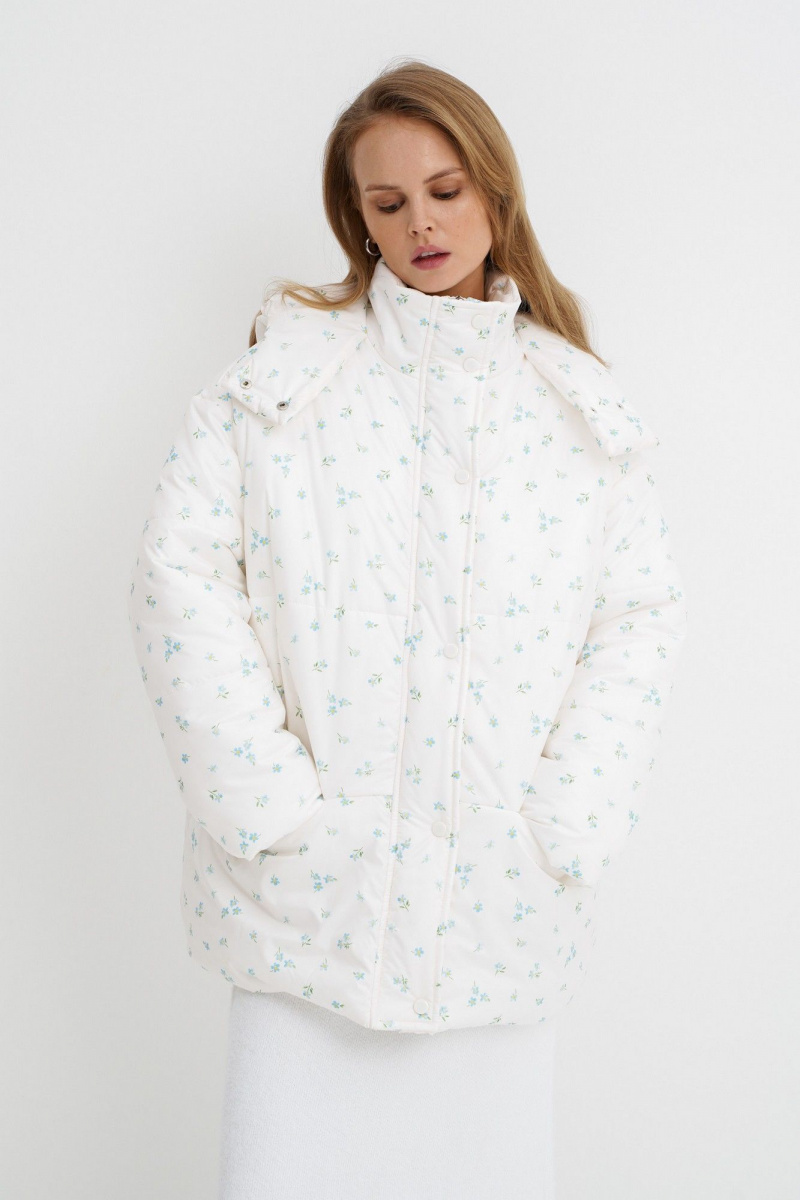 Женская куртка PiRS 5770 цветочки