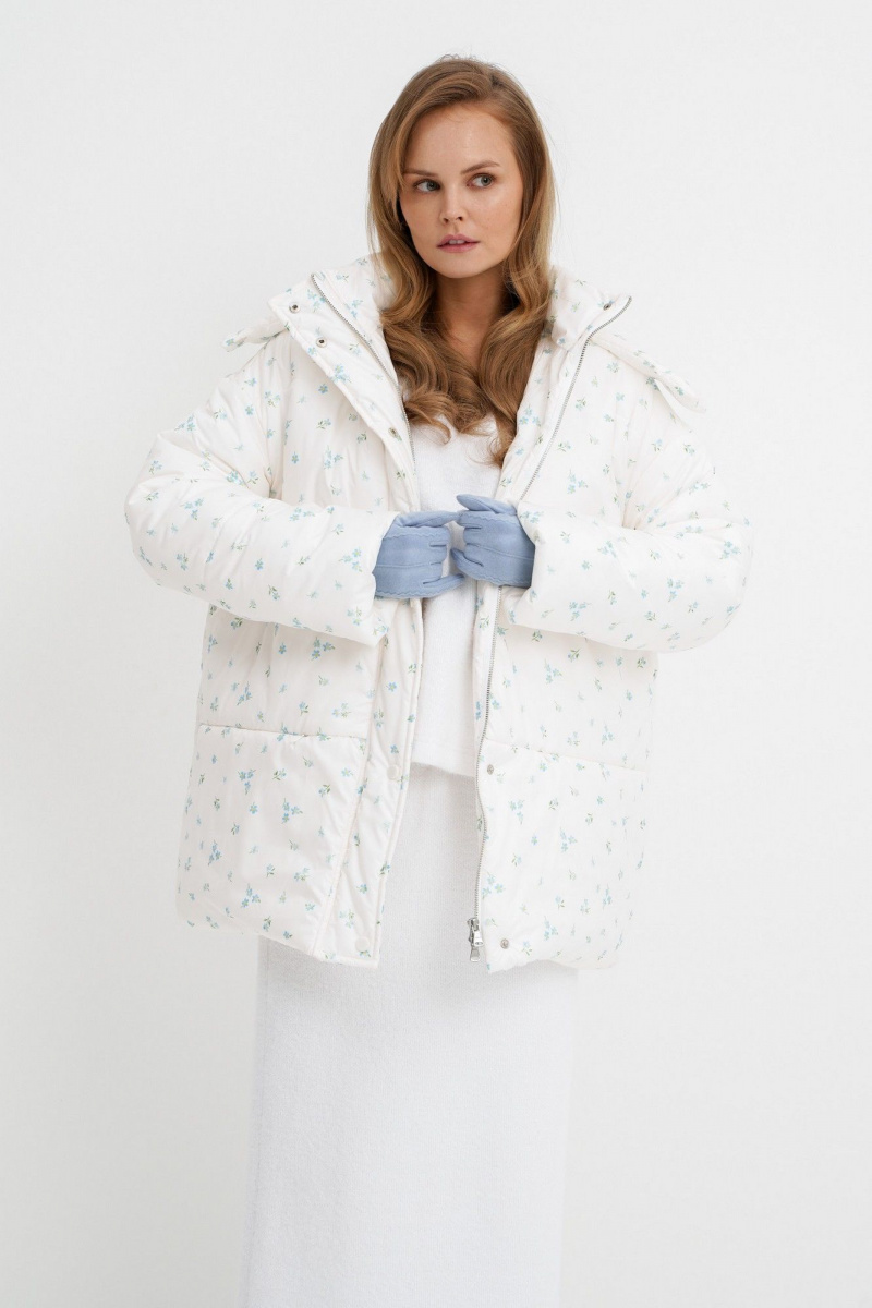 Женская куртка PiRS 5770 цветочки