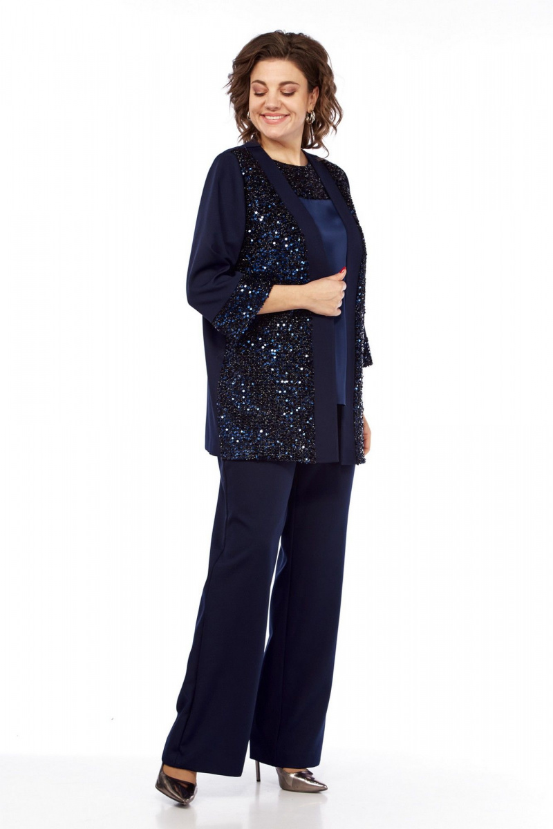 Брючный костюм VI ORO VR-1161 королевский_синий