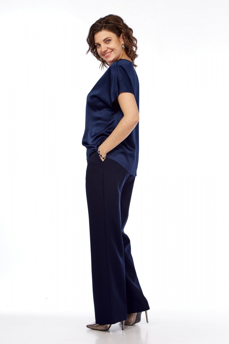 Брючный костюм VI ORO VR-1161 королевский_синий