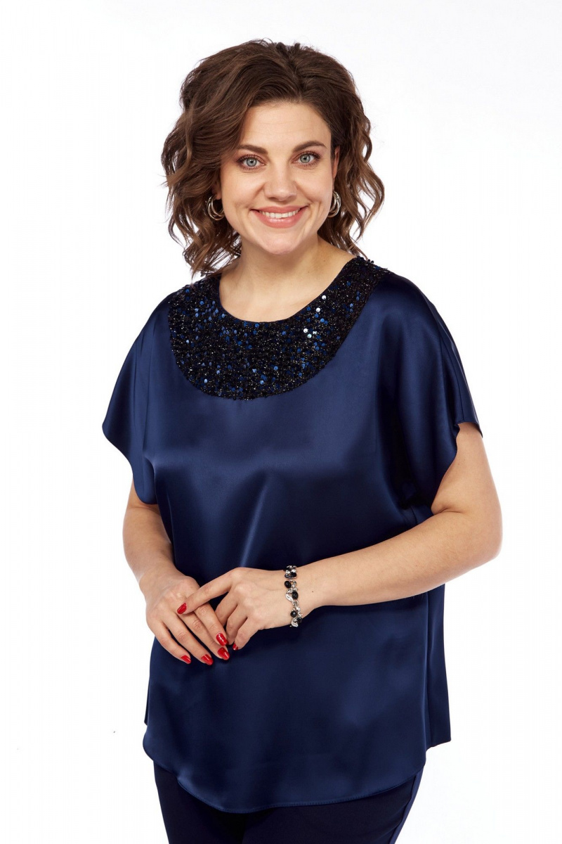 Брючный костюм VI ORO VR-1161 королевский_синий