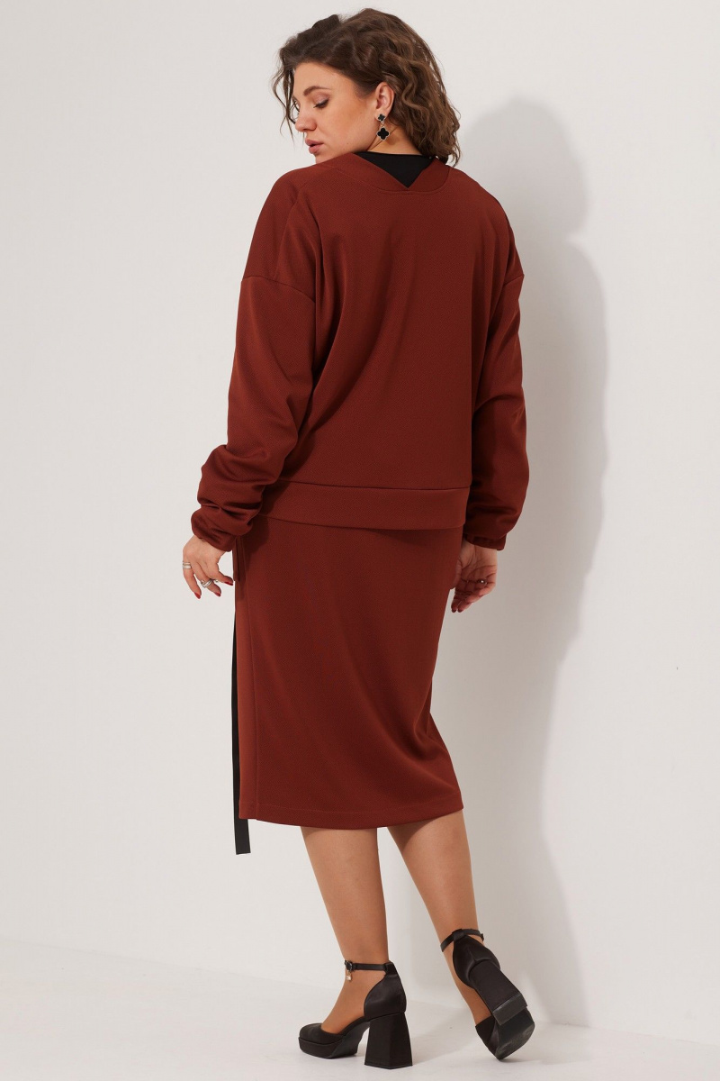 Юбочный комплект BegiModa 3077 терракот