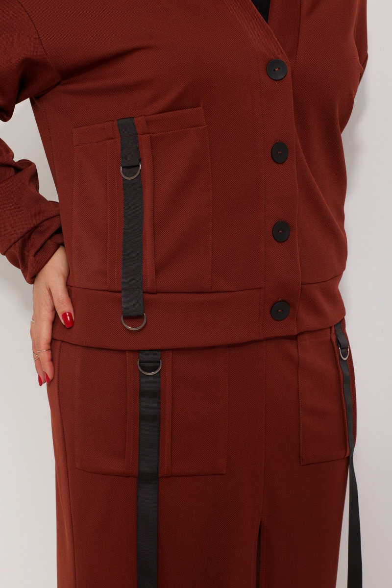 Юбочный комплект BegiModa 3077 терракот
