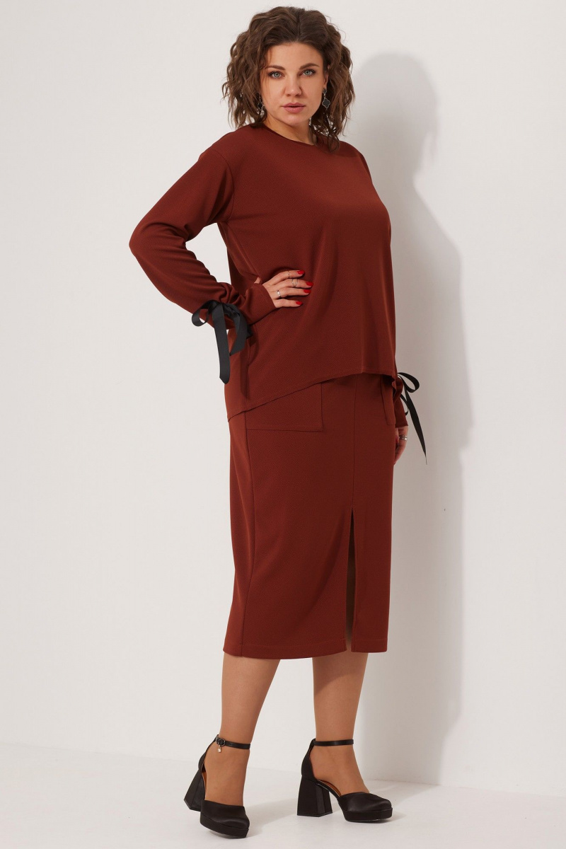 Юбочный комплект BegiModa 3078 терракот