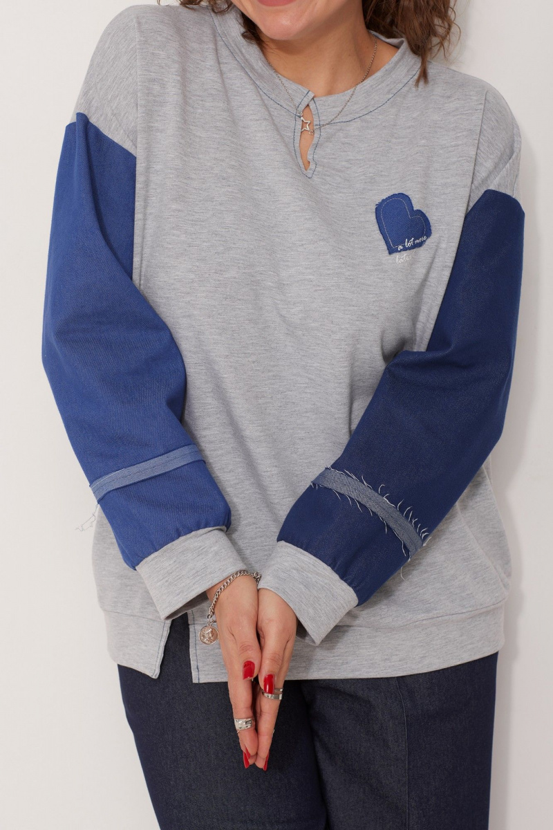 Блузы BegiModa 4111 серый
