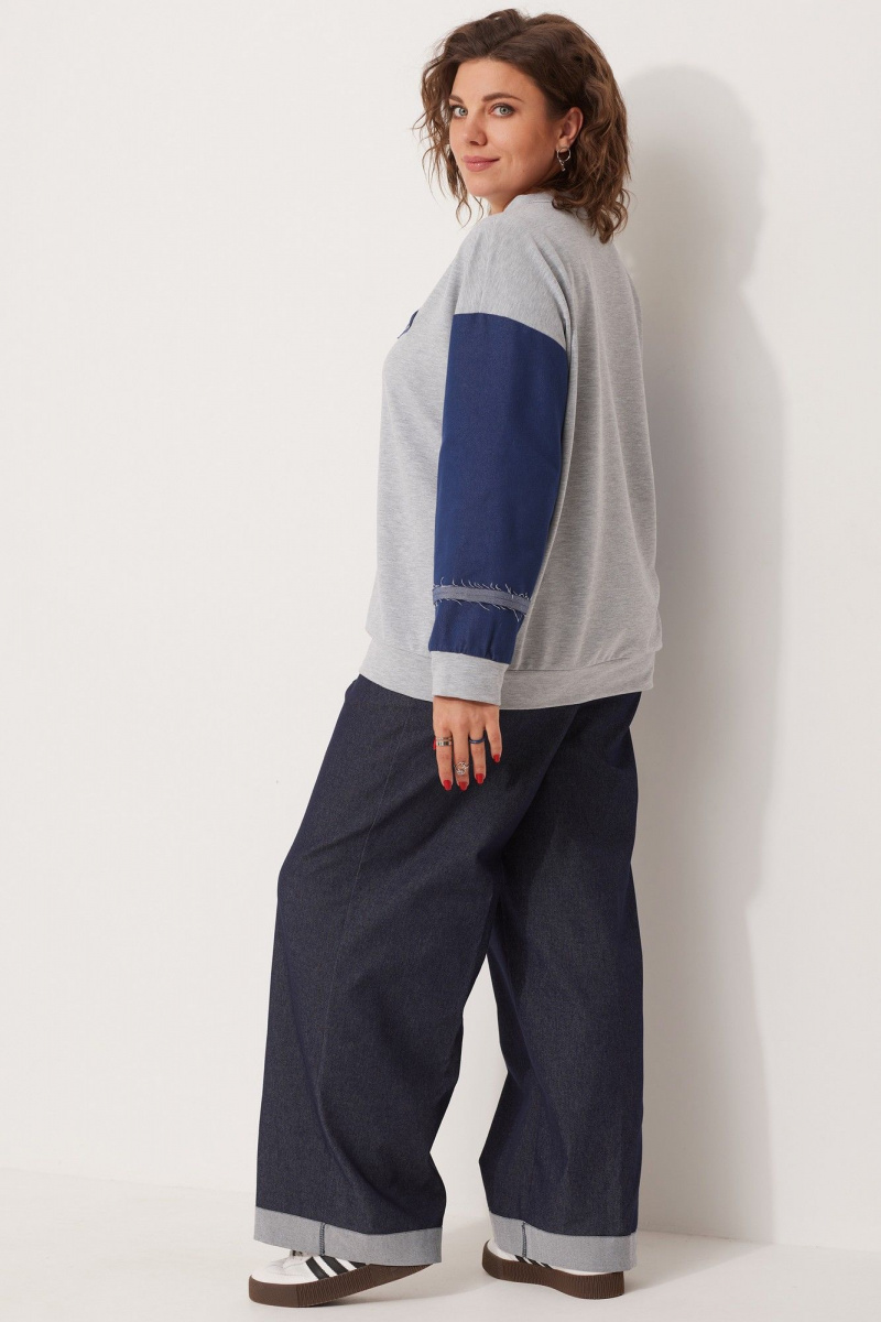 Блузы BegiModa 4111 серый