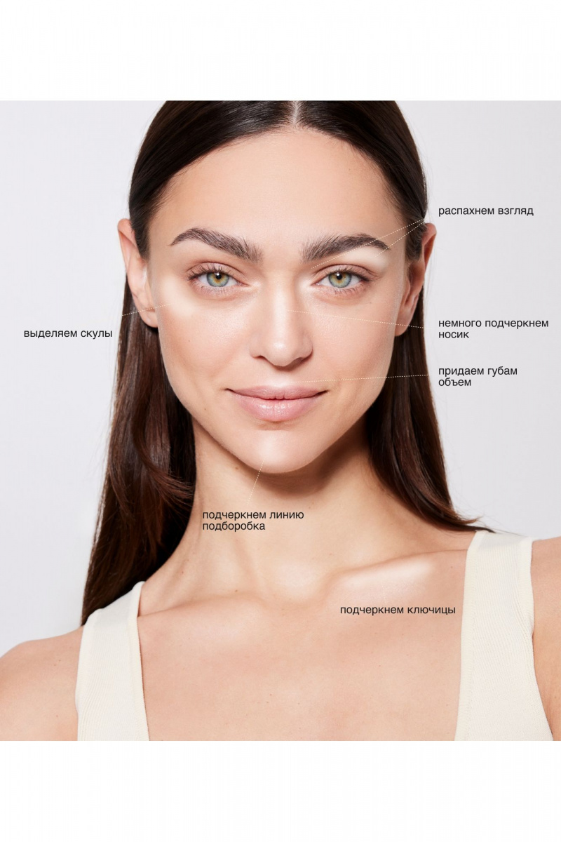 Скульпторы, бронзеры и хайлайтеры Relouis Wonder Shine 01 Champagne