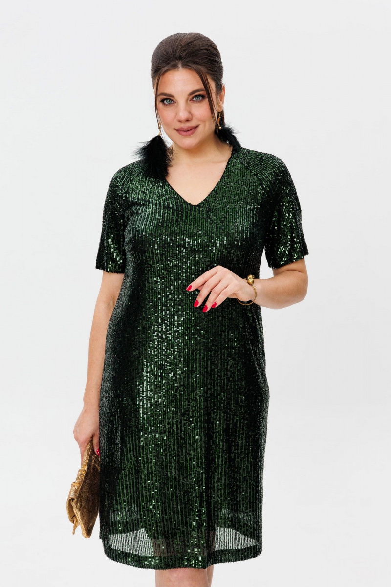 Платья Anelli 1441 изумрудная_змея