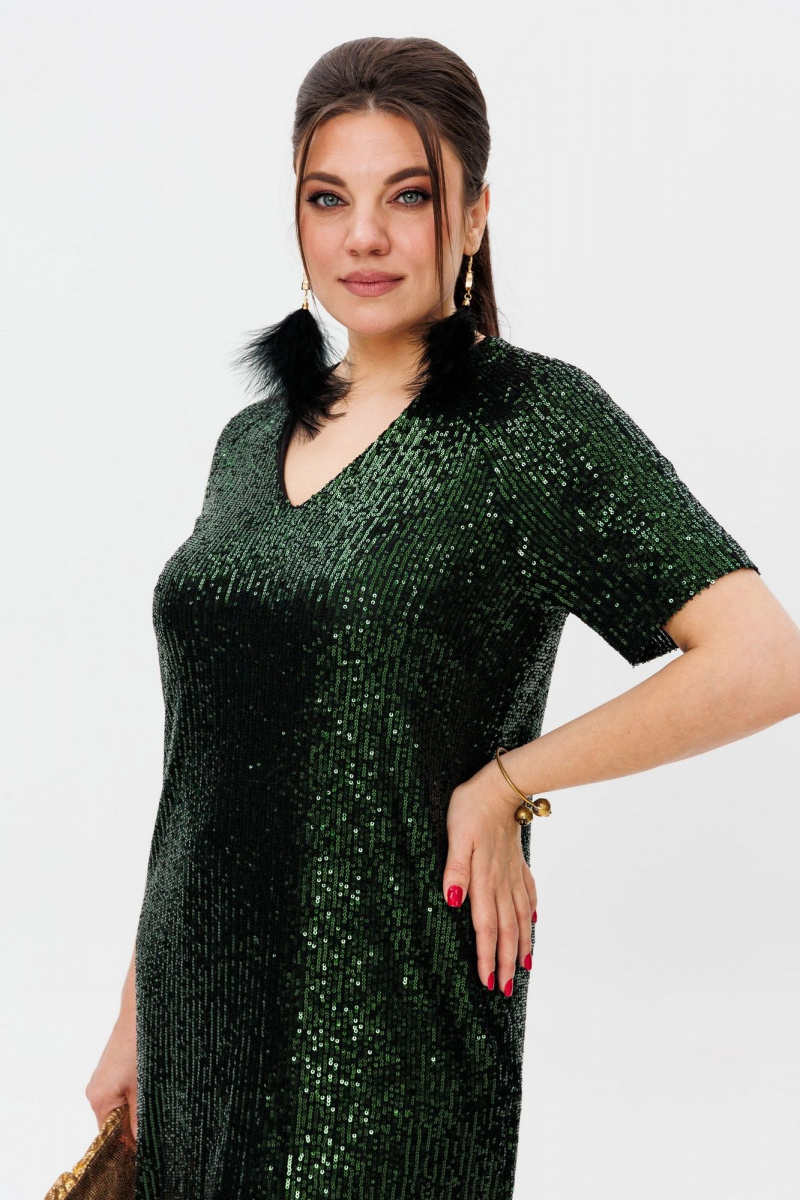 Платья Anelli 1441 изумрудная_змея
