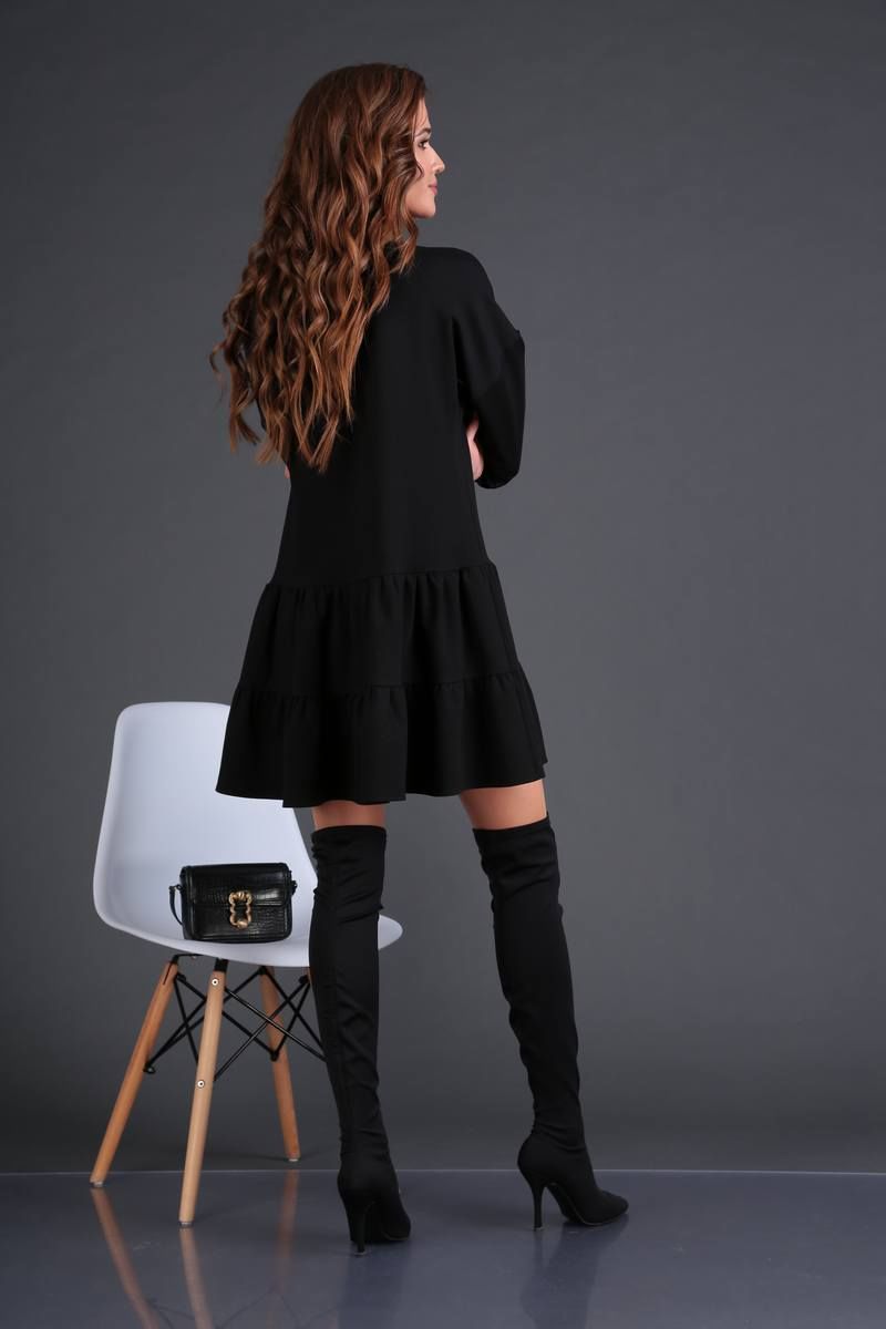 Платье DoMira 01-570 черный