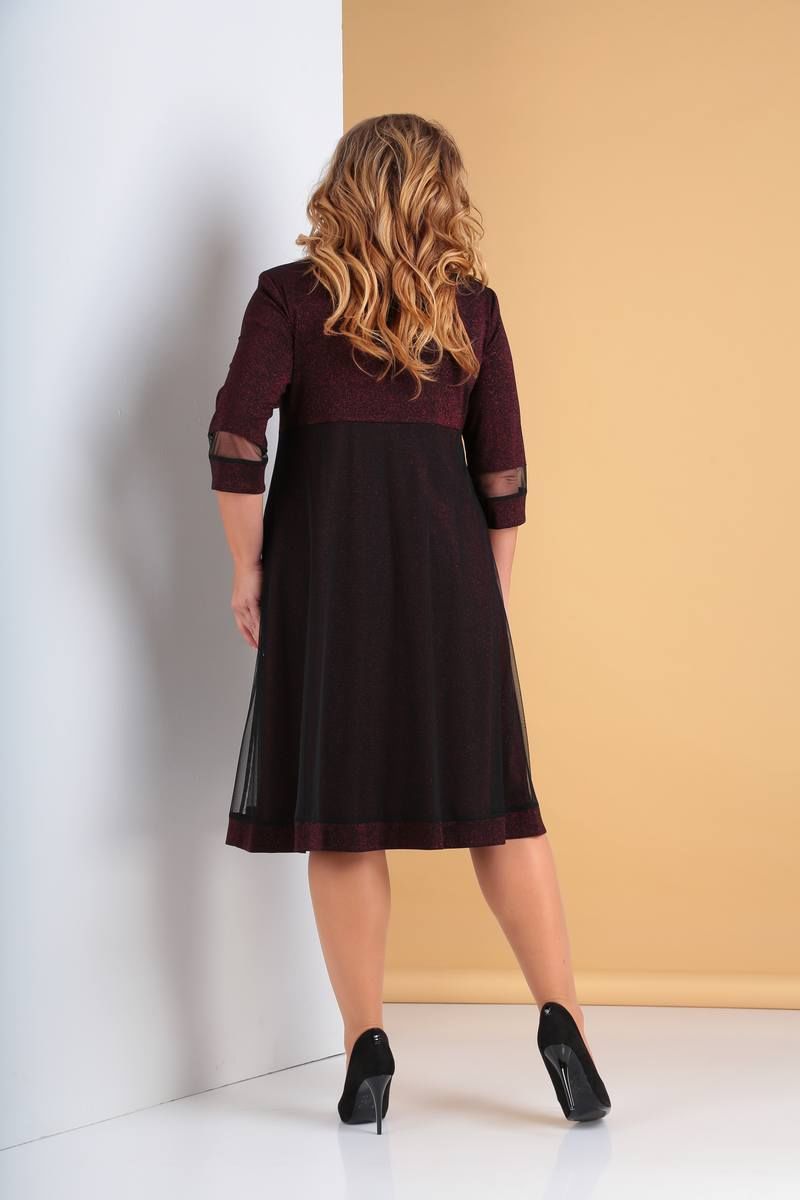 Платье Moda Versal П2115 вишневый