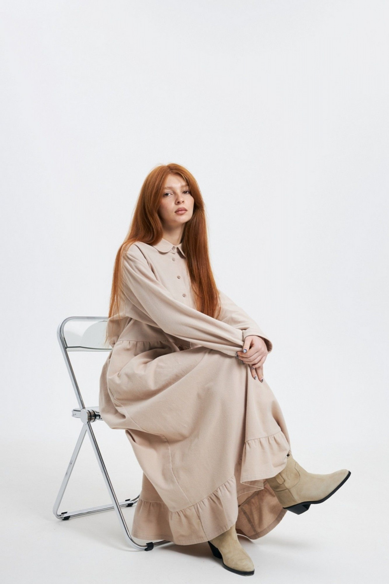 Платья Individual design 24241 бежевый