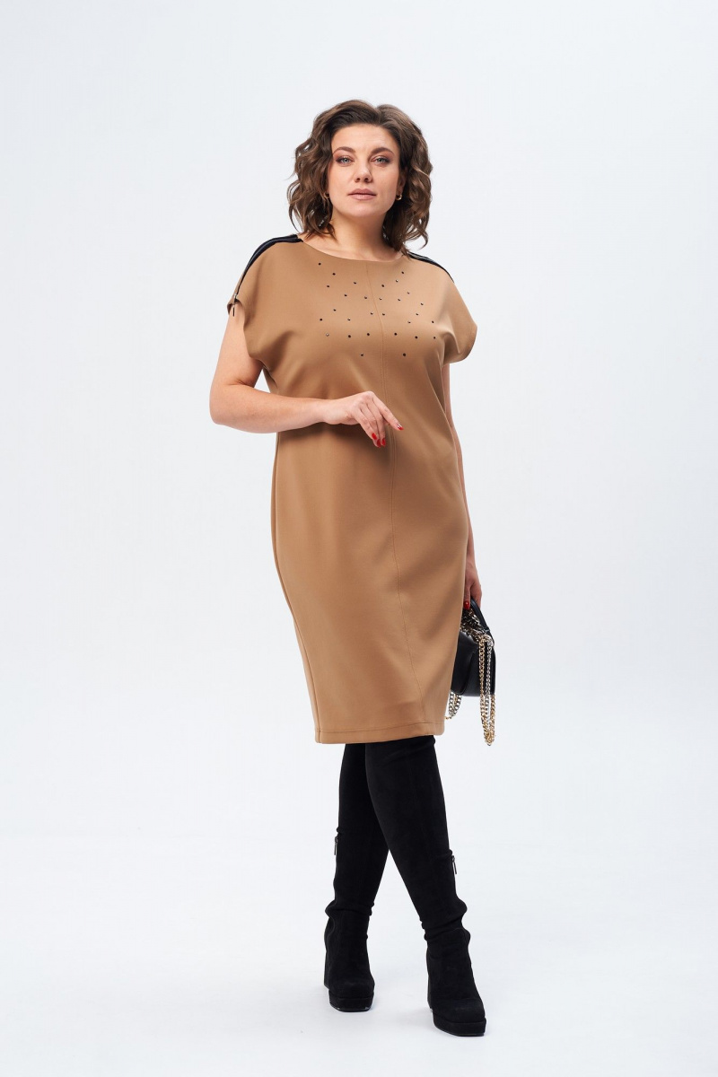 Платья Michel chic 2174 бежевый